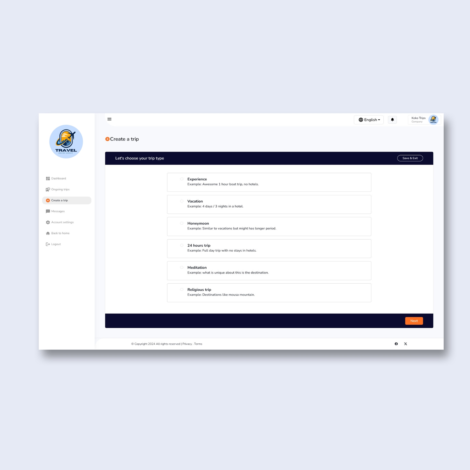 تطبيق تجوال لوحة تحكم شركة السياحية تطبيق تجوال لوحة تحكم شركة السياحية